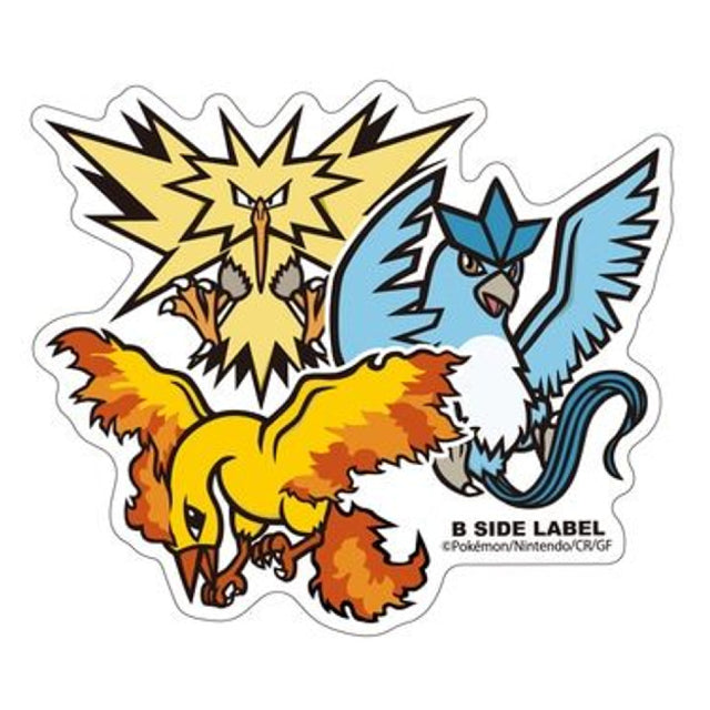 B-Side Pokemon Centre Original Articuno, Zapdos & Moltres Sticker