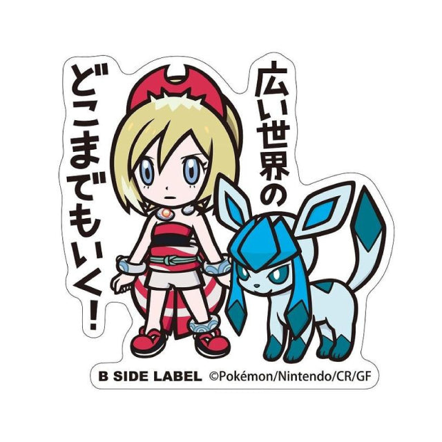 B-Side Pokemon Centre Original Kai & Glaceon Sticker