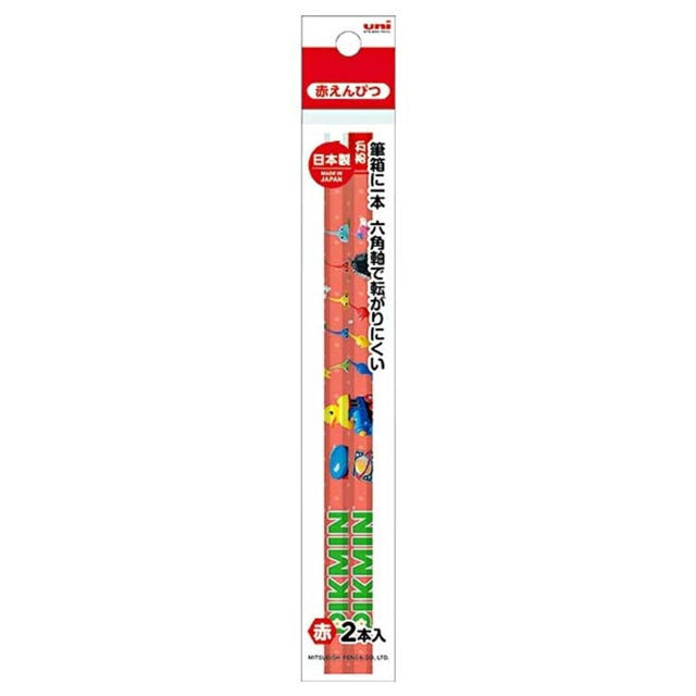 Uni Mitsubishi Pikmin Red Pencils (2 Pack)