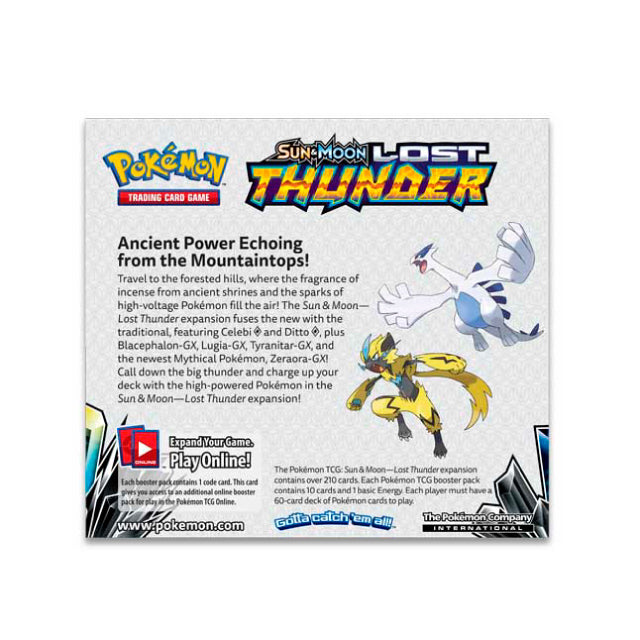Pokemon Sun and Moon Lost Thunder Booster Box (36 Packs)