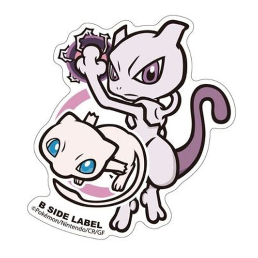 B-Side Pokemon Centre Original Mewtwo & Mew Sticker