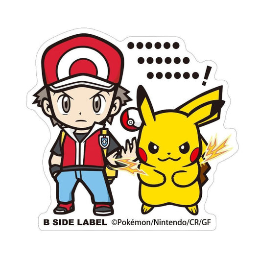 B-Side Pokemon Centre Original Red & Pikachu Sticker