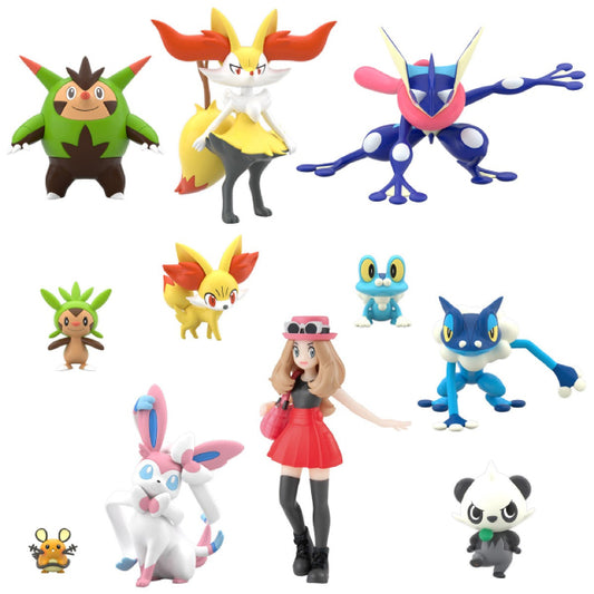 Bandai Pokemon Scale World Kalos Region set (Complete)