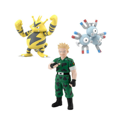 BANDAI Pokemon Scale World - Lt. Surge, Magneton & Electabuzz Set