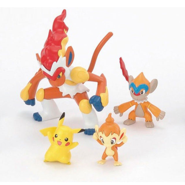 Bandai Pokemon Plamo 07 Infernape Evolution Set Model Kit