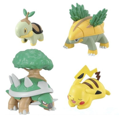 Bandai Pokemon Plamo 08 Torterra Evolution Set Model Kit