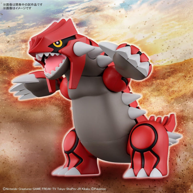 Bandai Pokemon Groudon Plamo Plastic Model Kit