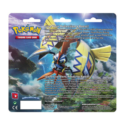 Pokemon Sun and Moon Guardians Rising 3 Booster Blister (Turtonator Holo)