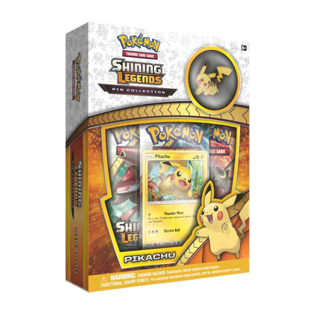 Pokemon Shining Legends Pikachu Pin Collection