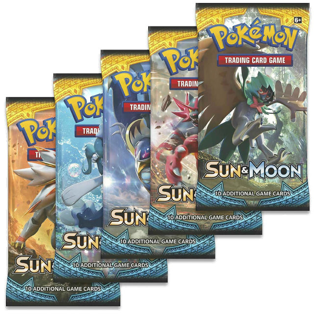 Pokemon Sun and Moon Boster Pack (10 Cards)