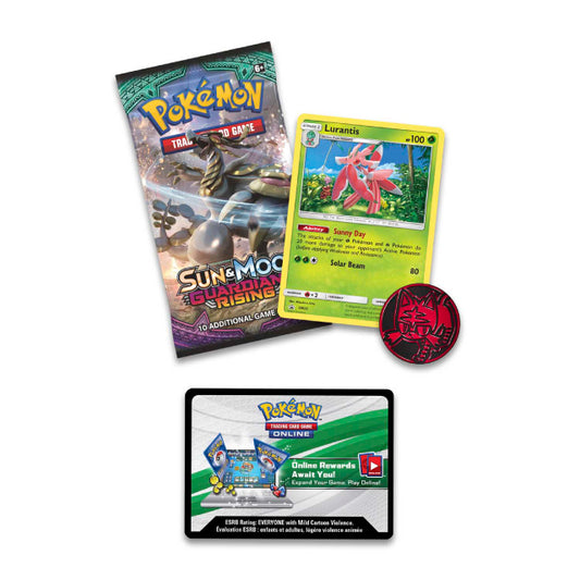 Pokemon Checklane Booster (Lurantis Holo) Sun and Moon Guardians Rising