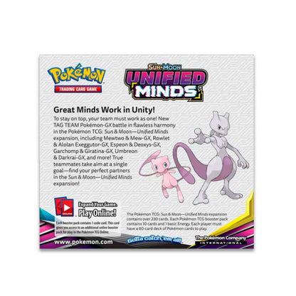 Pokemon Sun and Moon Unified Minds Booster Box (36 Packs)