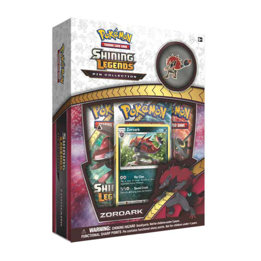 Pokemon Shining Legends Zoroark Pin Collection