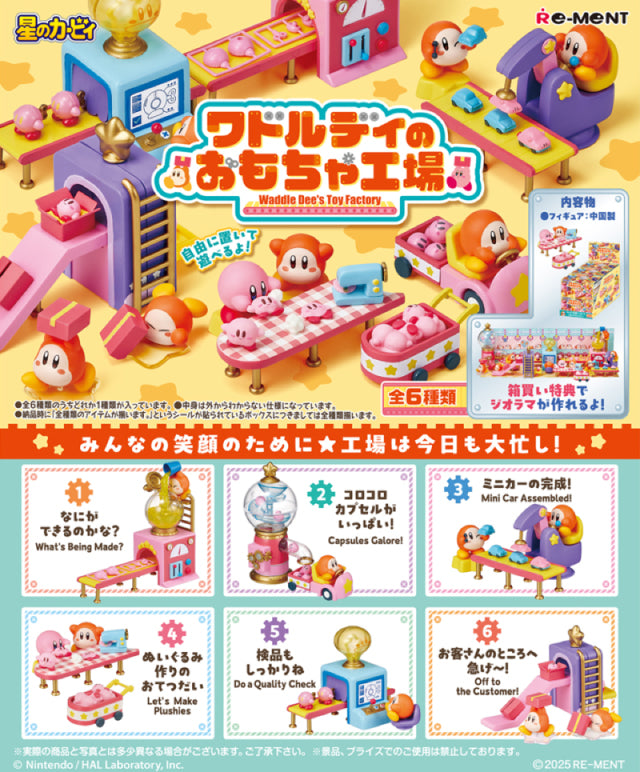 Re-Ment Kirby : Waddle Dee's Toy Factory