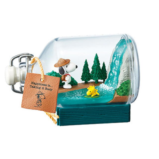 Re-Ment Snoopy & Friends Terrarium Happiness with Snoopy