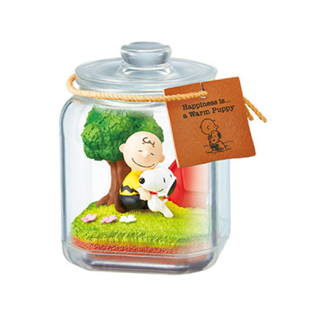 Re-Ment Snoopy & Friends Terrarium Happiness with Snoopy