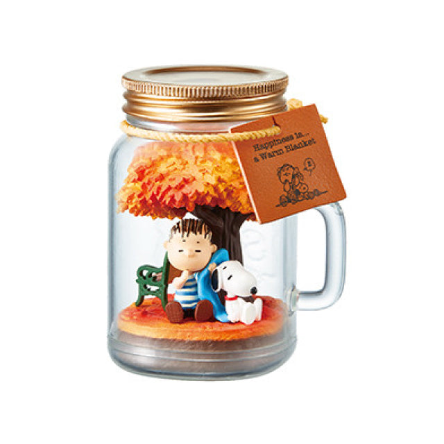 Re-Ment Snoopy & Friends Terrarium Happiness with Snoopy