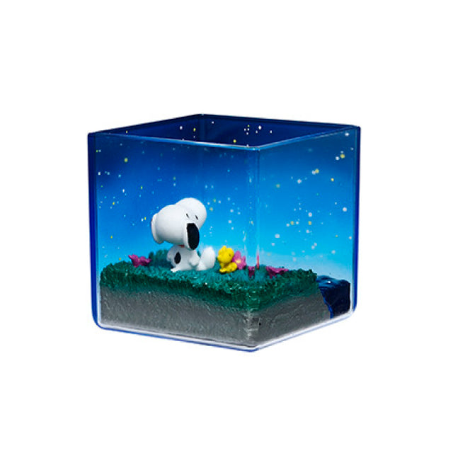 Re-Ment Snoopy & Woodstock Terrarium on Vacation