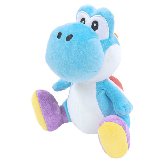 San-Ei Super Mario All Star Collection Yoshi Light Blue Plush