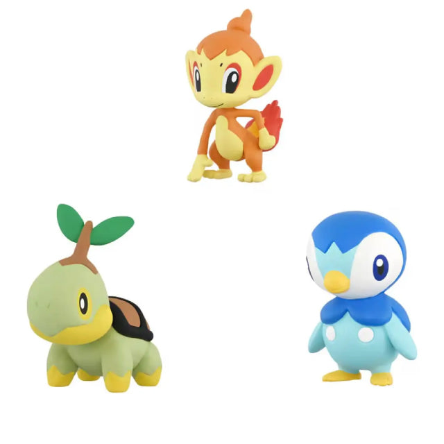 Takara Tomy Pokemon 30th Anniversary Moncolle Journey Sinnoh Region Figure Set