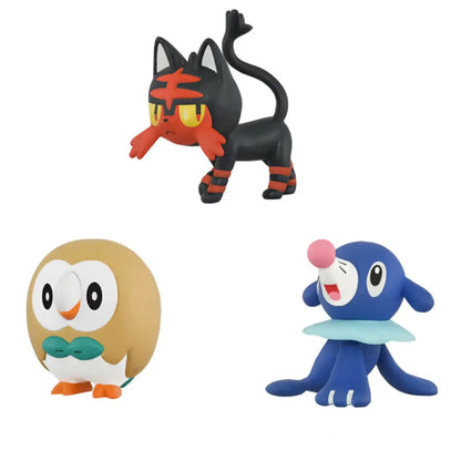 Takara Tomy Pokemon 30th Anniversary Moncolle Journey Alola Region Figure Set