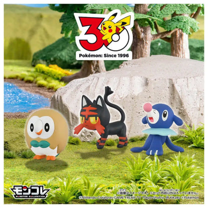 Takara Tomy Pokemon 30th Anniversary Moncolle Journey Alola Region Figure Set
