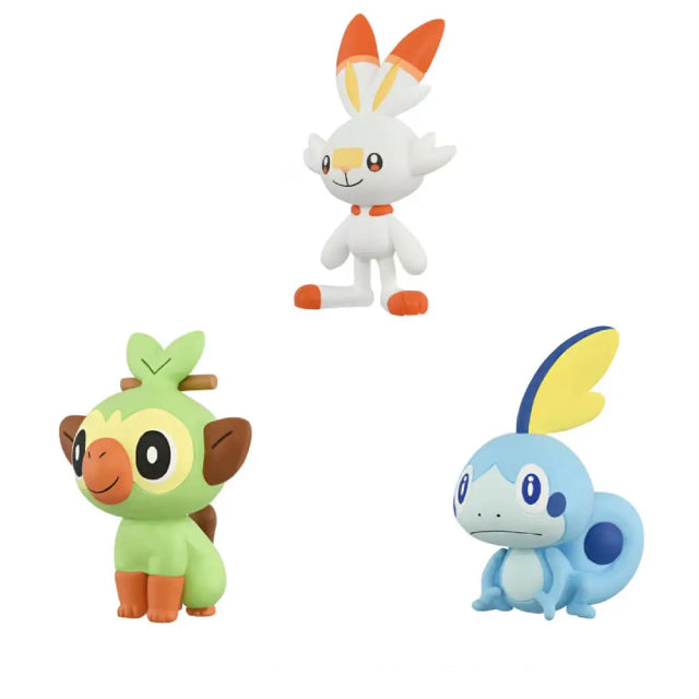 Takara Tomy Pokemon 30th Anniversary Moncolle Journey Galar Region Figure Set